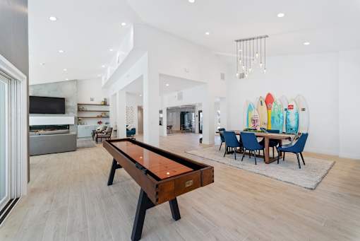community game room at Pointe Luxe Apartment Homes, San Diego, CA, 92110