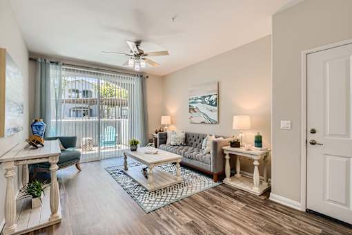 Living area at Santa Rosa Apartments