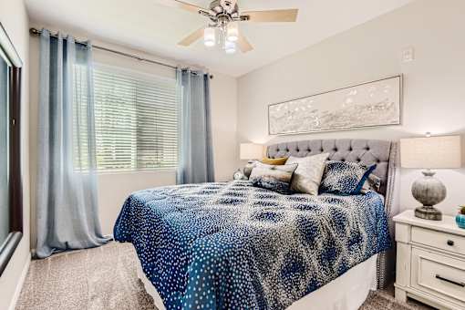 Bedroom at Santa Rosa Apartments