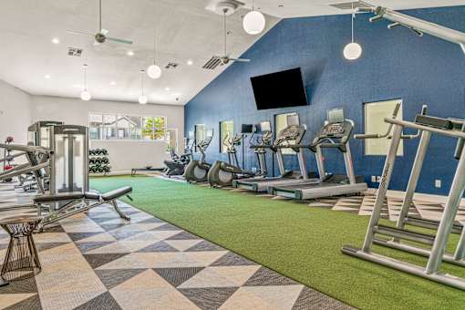 Fitness center at Village at Desert Lakes