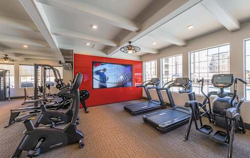 fitness center at Malbec at Vallagio