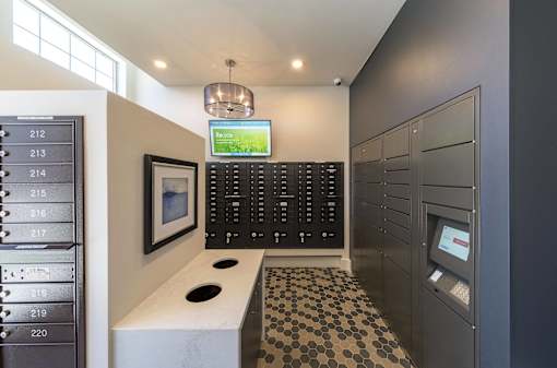 package lockers at Malbec at Vallagio
