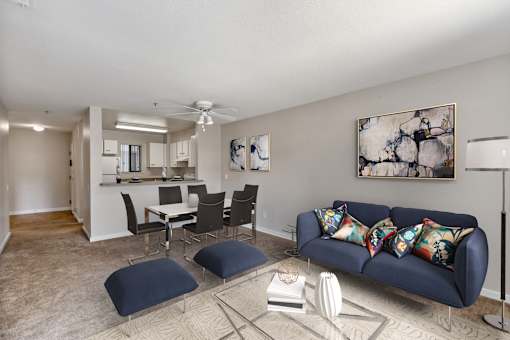 Kitchen Unit at Del Norte Place Apartment Homes, El Cerrito, California