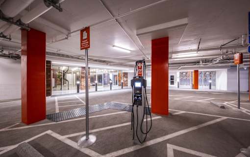 EV charging station at Capitol650