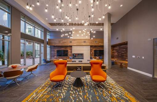 resident social lounge at Capitol650