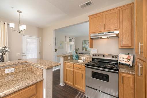 Granite Countertop Kitchen at Atwood Apartments, Citrus Heights, CA, 95610