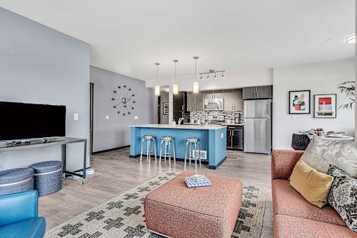 Large floor plan at Vue 22