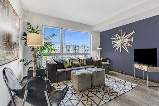 Living area at Vue 22