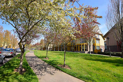 Beautiful Entryway With Greenplace at Russellville Commons, Oregon, 97216