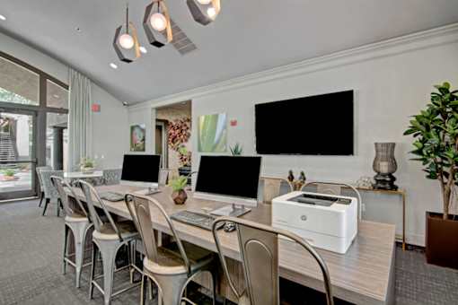 Conference Room With TV at Andante Apartments, Phoenix, 85048