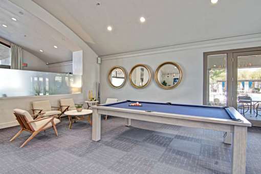 Billiards Table In Clubhouse at Andante Apartments, Phoenix