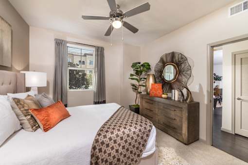 One Bedroom Furnished Model at Andorra Apartments
