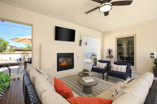 Resident clubhouse area at Artesa at Menifee Town Center