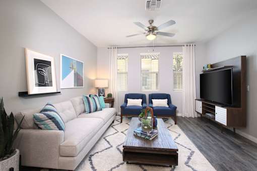 Furnished Family Room at Artesa at Menifee Town Center
