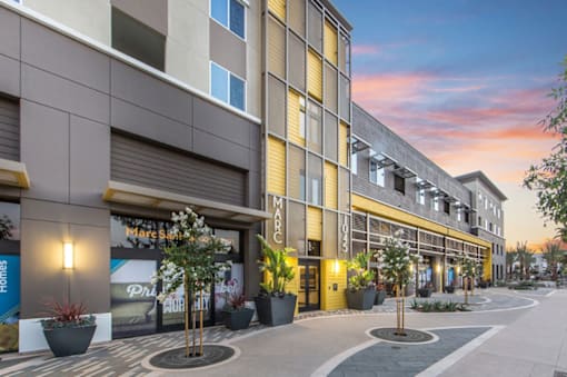 Outdoor entrance at Marc San Marcos Apartments