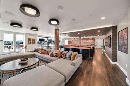 clubhouse seating at The Bower