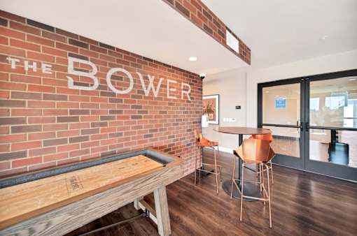 Resident social lounge at The Bower