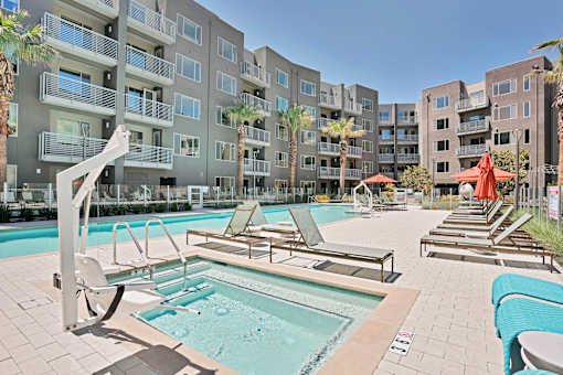 Resort Style Pool at Aya Apartments