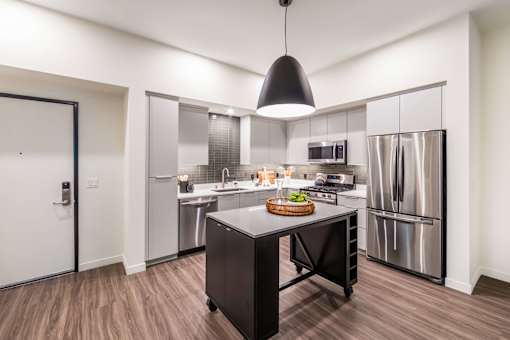 Stainless Steel Kitchen at The Herald Apartments