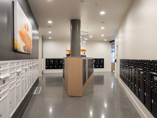 mail room at The Bower