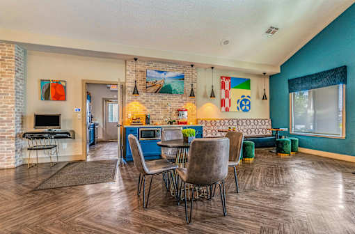 Seating area at Prelude at the Park