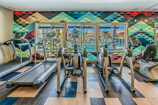 Fitness area at Prelude at the Park
