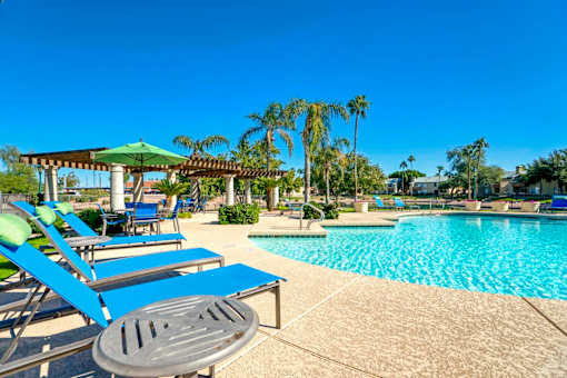 Pool and Lounge at Lakeview at Superstition Springs, 1849 South Power Road