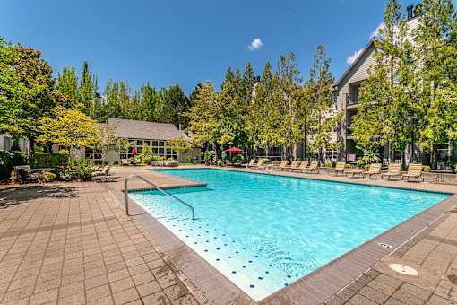 resort style pool at Pallas
