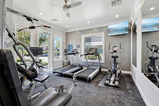 fitness center at Waterstone Apartments