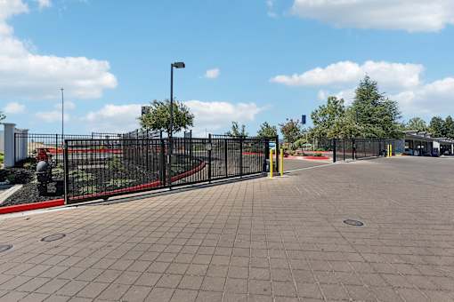 exterior gate at Waterstone Apartments