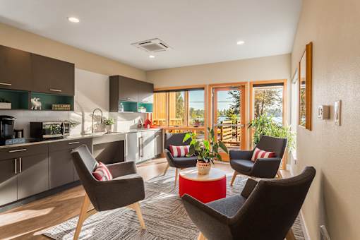 Resident social lounge at Artesia