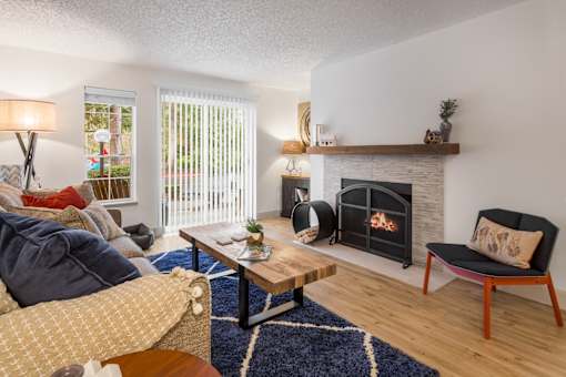 Living room views at Artesia