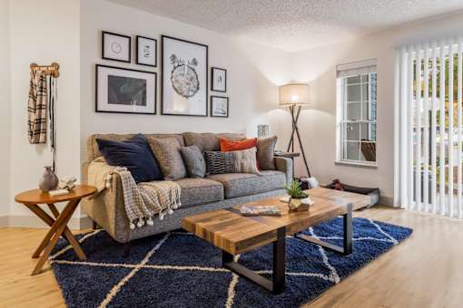 Living room views at Artesia