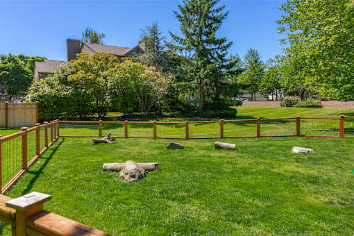 dog park at Dockside Apartments