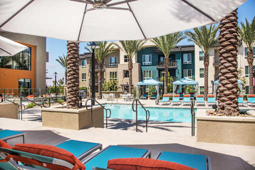 sparkling pool at Pulse Millenia
