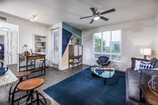 living room views at Pulse Millenia