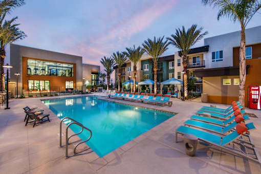 sparkling pool at Pulse Millenia
