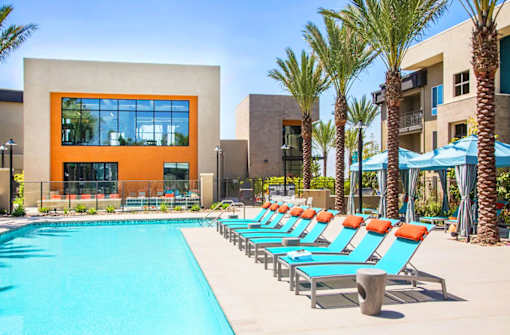 sparkling pool at Pulse Millenia