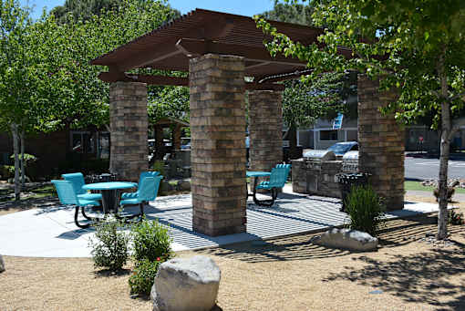Outdoor Grill With Intimate Seating Area at Reflections at the Marina, Sparks, NV, 89434
