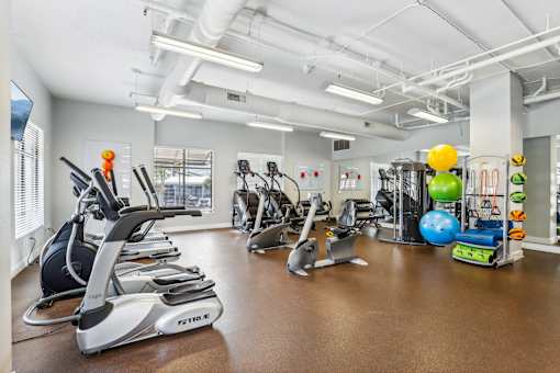 fitness center at Domaine at Villebois