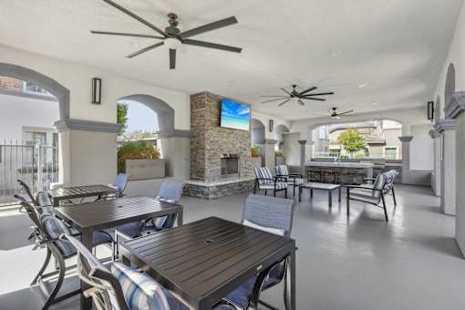 Barbecue pavilion at Verona Apartments