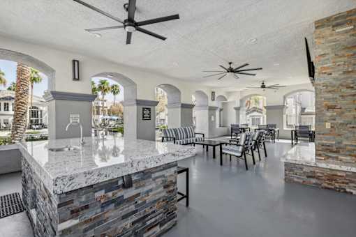 Barbecue pavilion at Verona Apartments