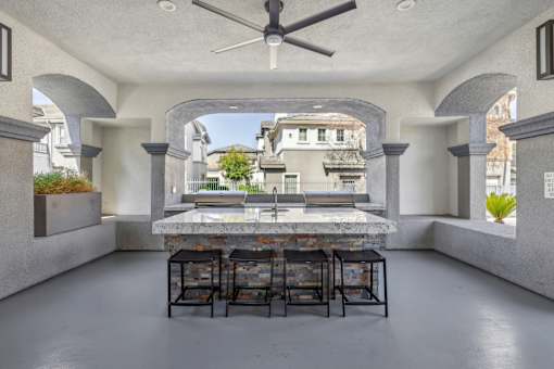 Barbecue pavilion at Verona Apartments
