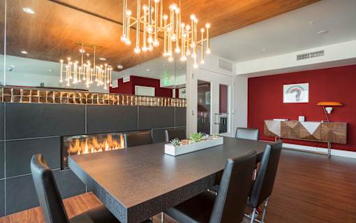 resident clubhouse at Twenty20 Mad Apartments