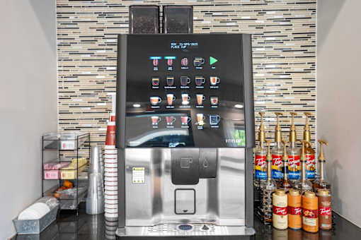24 hour Coffee Bar in Clubhouse