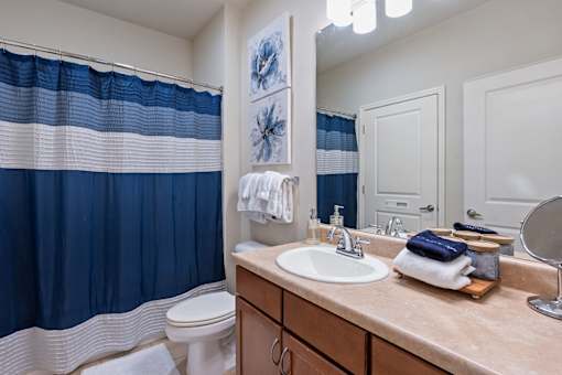 Bathroom A in a 3x3 Plainsman