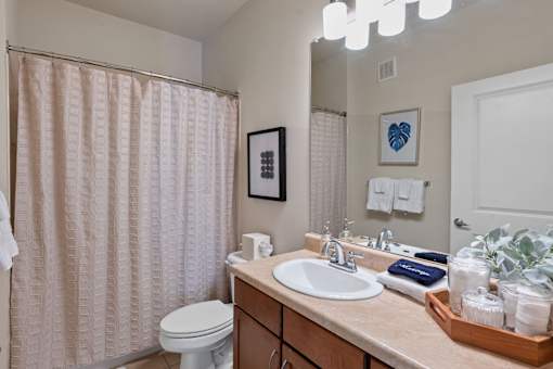 Bathroom B in a 3x3 Plainsman