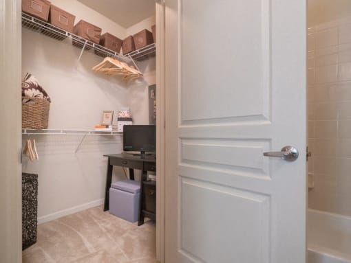 Bedroom A closet in a 3x3 Plainsman