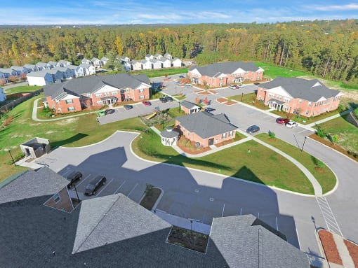 An aerial view of Jackson Creek Station