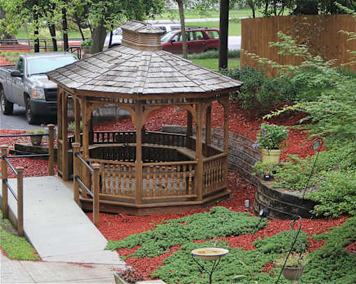 Croft House Elderly Apartments in Aiken, SC - Exterior Gazebo